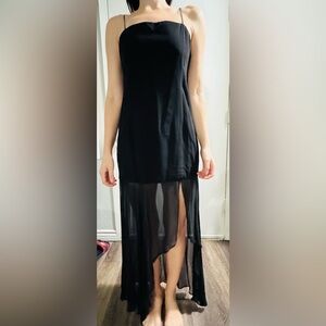 Zara Black High Low Dress